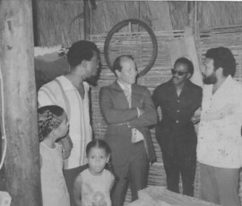 customer inquiring about the art work